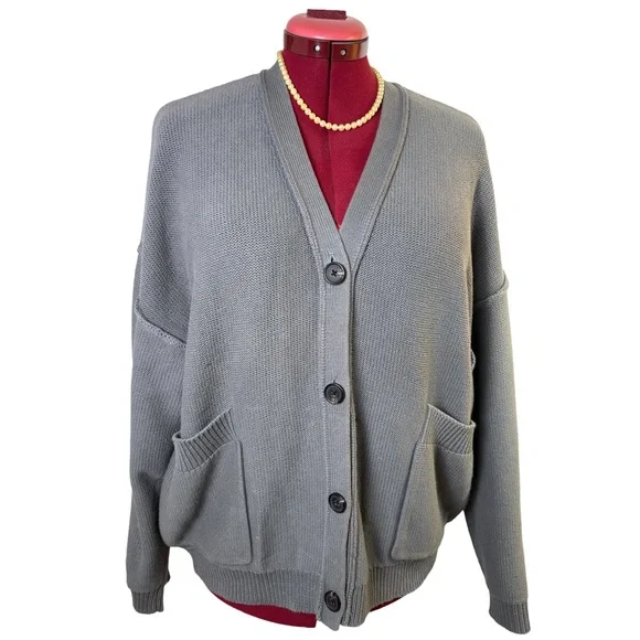 Paper Label Cardigan - Picture 2 of 12